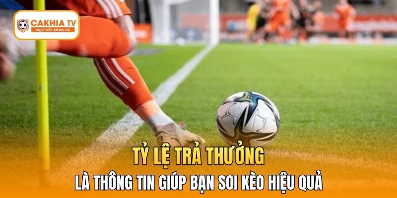 Tỷ lệ trả thưởng là thông tin giúp bạn soi kèo hiệu quả